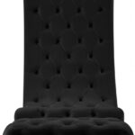 Crescent Velvet Upholstered Chair