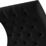 Crescent Velvet Upholstered Chair