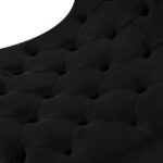 Crescent Velvet Upholstered Chair