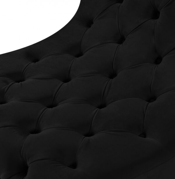 Crescent Velvet Upholstered Chair