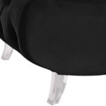 Crescent Velvet Upholstered Chair