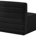 Quincy Velvet Upholstered Comfort Armless Modular Chair
