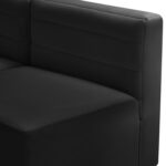 Quincy Velvet Upholstered Comfort Armless Modular Chair