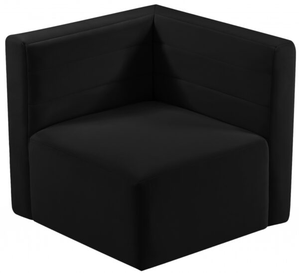 Quincy Velvet Upholstered Comfort Corner Modular Chair