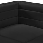 Quincy Velvet Upholstered Comfort Corner Modular Chair