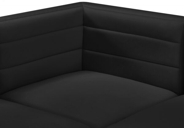 Quincy Velvet Upholstered Comfort Corner Modular Chair