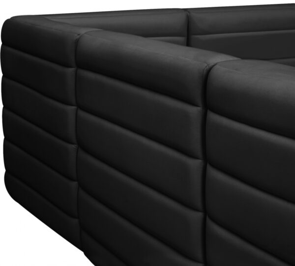 Quincy 126" Velvet Upholstered Comfort 4pc. Modular Sofa