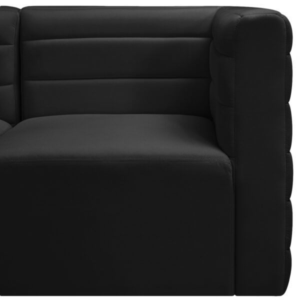 Quincy 63" Velvet Upholstered Comfort 2pc. Modular Loveseat