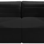 Quincy 63" Velvet Upholstered Comfort 2pc. Modular Loveseat