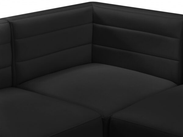 Quincy 63" Velvet Upholstered Comfort 2pc. Modular Loveseat
