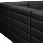 Quincy 63" Velvet Upholstered Comfort 2pc. Modular Loveseat