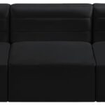 Quincy 95" Velvet Upholstered Comfort 3pc. Modular Sofa