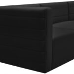 Quincy 95" Velvet Upholstered Comfort 3pc. Modular Sofa