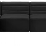 Quincy 126" Velvet Upholstered Comfort 6pc. Modular Sectional