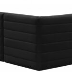 Quincy 126" Velvet Upholstered Comfort 6pc. Modular Sectional