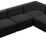 Quincy 126" Velvet Upholstered Comfort 6pc. Modular Sectional