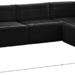 Quincy 126" Velvet Upholstered Comfort 6pc. Modular Sectional