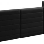 Quincy 126" Velvet Upholstered Comfort 6pc. Modular Sectional