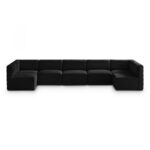 Quincy 157" Velvet Upholstered Comfort 7pc. Modular Sectional