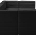 Quincy 157" Velvet Upholstered Comfort 7pc. Modular Sectional