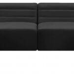 Quincy 126" Velvet Upholstered Comfort 8pc. Modular Sectional