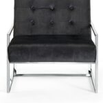 Alexis Velvet Upholstered Accent Chair