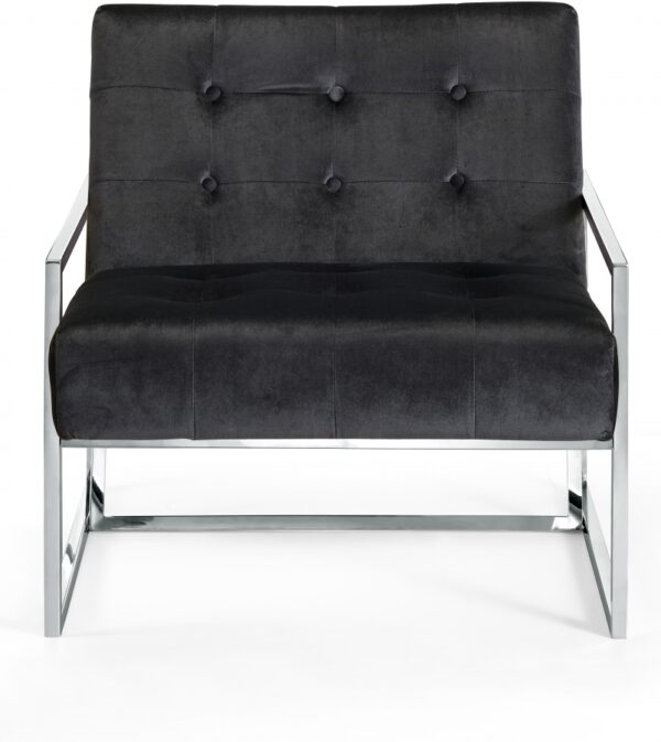 Alexis Velvet Upholstered Accent Chair