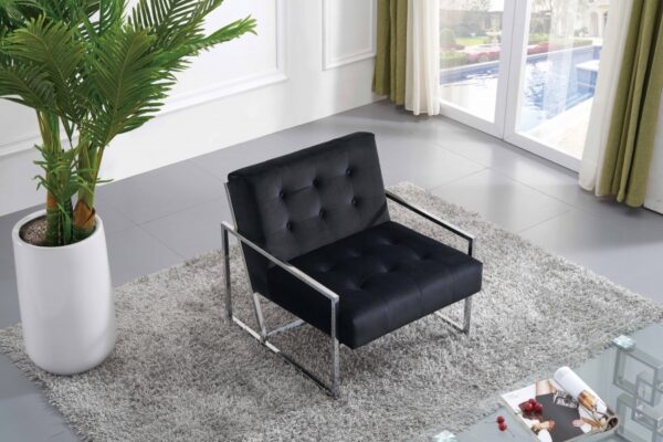 Alexis Velvet Upholstered Accent Chair