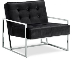Alexis Velvet Upholstered Accent Chair