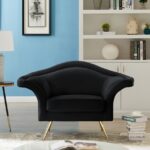 Lips Velvet Upholstered Chair
