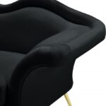 Lips Velvet Upholstered Chair