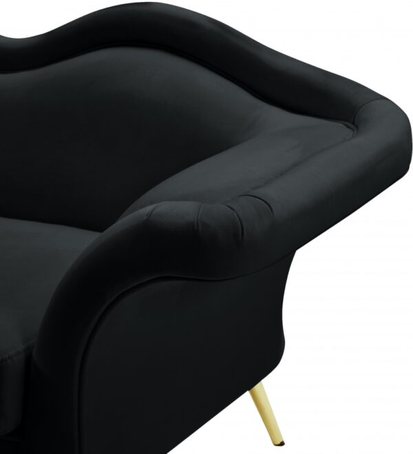 Lips Velvet Upholstered Chair