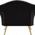Lips Velvet Upholstered Chair