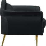 Lips Velvet Upholstered Chair