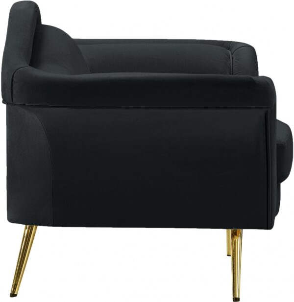 Lips Velvet Upholstered Chair