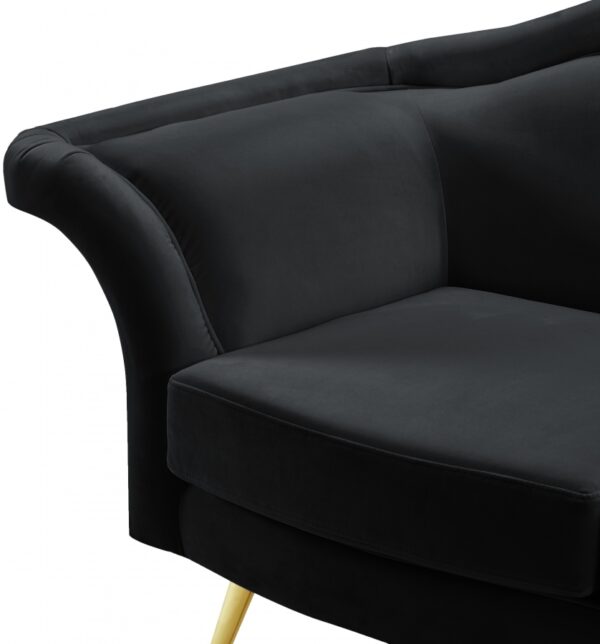 Lips Velvet Upholstered Chair