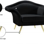 Lips Velvet Upholstered Chair