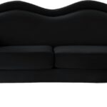 Lips 75" Velvet Upholstered Loveseat