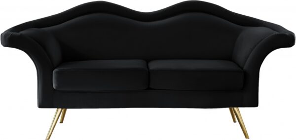 Lips 75" Velvet Upholstered Loveseat