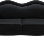 Lips 75" Velvet Upholstered Loveseat
