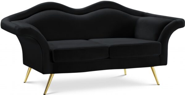 Lips 75" Velvet Upholstered Loveseat