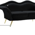 Lips 75" Velvet Upholstered Loveseat
