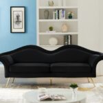 Lips 98" Velvet Upholstered Sofa