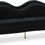Lips 98" Velvet Upholstered Sofa