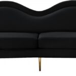 Lips 98" Velvet Upholstered Sofa