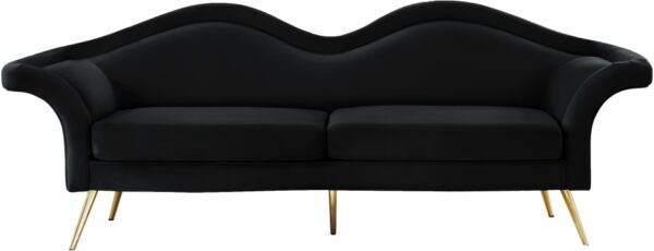 Lips 98" Velvet Upholstered Sofa