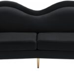 Lips 98" Velvet Upholstered Sofa