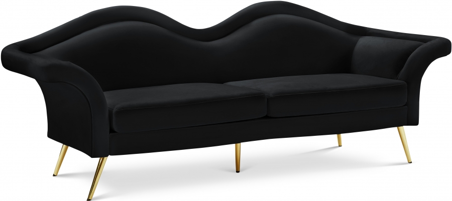 Lips 98" Velvet Upholstered Sofa