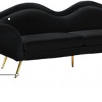 Lips 98" Velvet Upholstered Sofa
