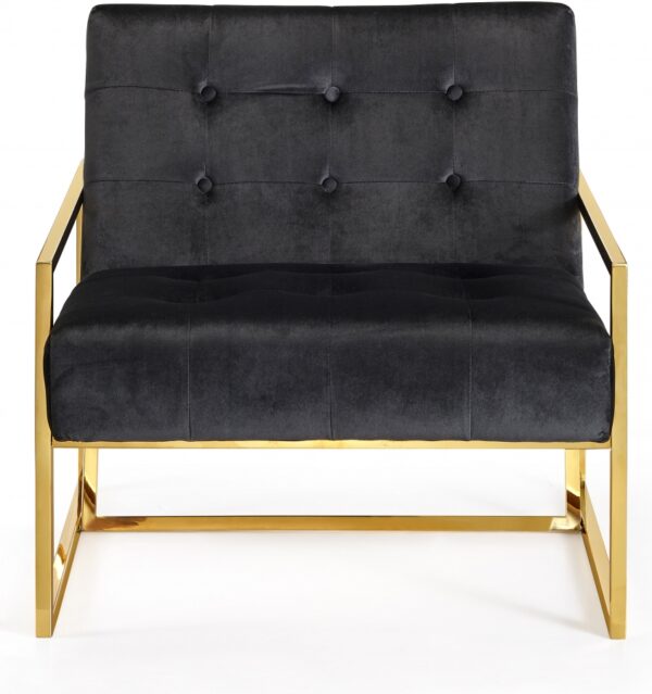 Pierre Velvet Upholstered Accent Chair